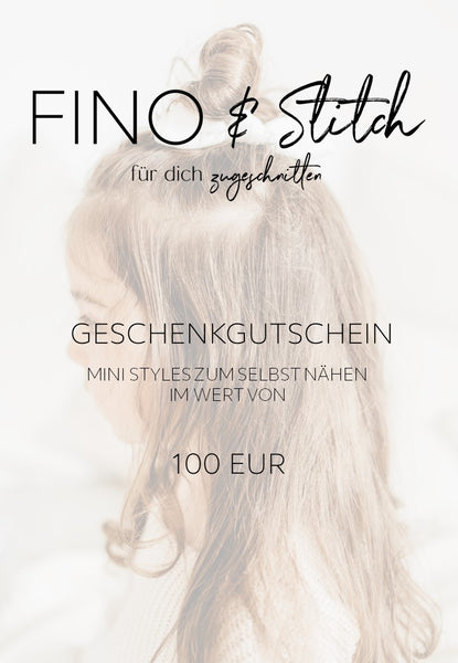 Geschenkgutschein im Wert von 15, 25, 35, 50, 75, 100€ als Geschenkidee für Familie und Freunde; Nähpaket als besondere Geschenkidee / Weihnachtsgeschenk / Geburtstagsgeschenk / Geburtsgeschenk / Geschenk zur Geburt