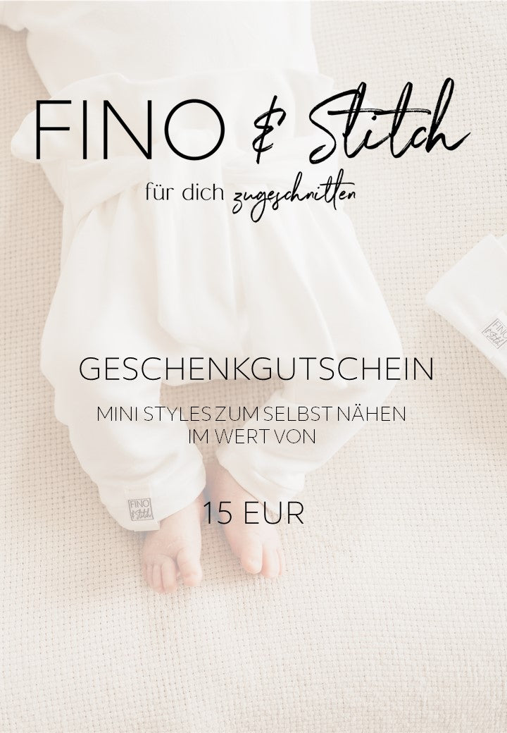 Geschenkgutschein im Wert von 15, 25, 35, 50, 75, 100€ als Geschenkidee für Familie und Freunde; Nähpaket als besondere Geschenkidee / Weihnachtsgeschenk / Geburtstagsgeschenk / Geburtsgeschenk / Geschenk zur Geburt