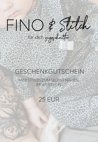 Geschenkgutschein im Wert von 15, 25, 35, 50, 75, 100€ als Geschenkidee für Familie und Freunde; Nähpaket als besondere Geschenkidee / Weihnachtsgeschenk / Geburtstagsgeschenk / Geburtsgeschenk / Geschenk zur Geburt