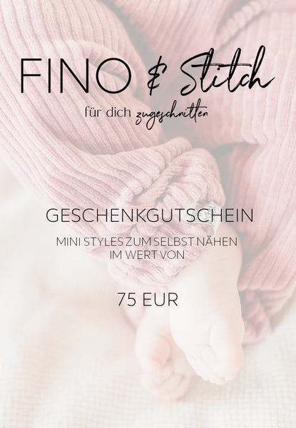 Geschenkgutschein im Wert von 15, 25, 35, 50, 75, 100€ als Geschenkidee für Familie und Freunde; Nähpaket als besondere Geschenkidee / Weihnachtsgeschenk / Geburtstagsgeschenk / Geburtsgeschenk / Geschenk zur Geburt